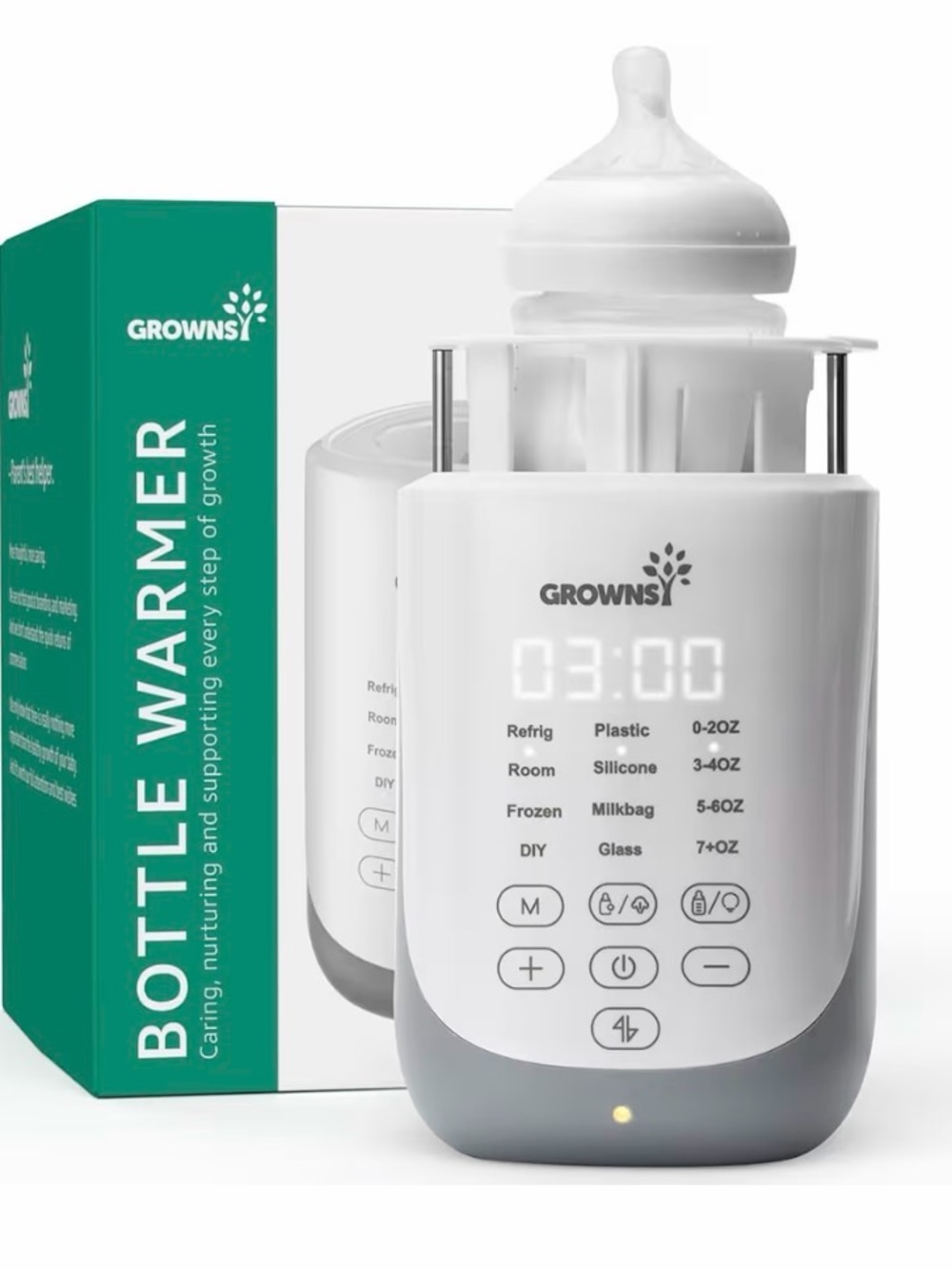 NIB - GROWNS Bottle Warmer - White